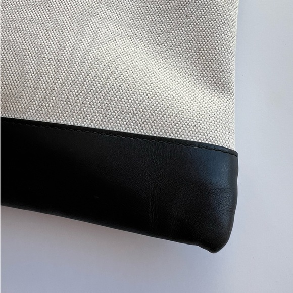 Balenciaga Canvas and Leather Zip Pouch Large in Black - Picture 5 of 9